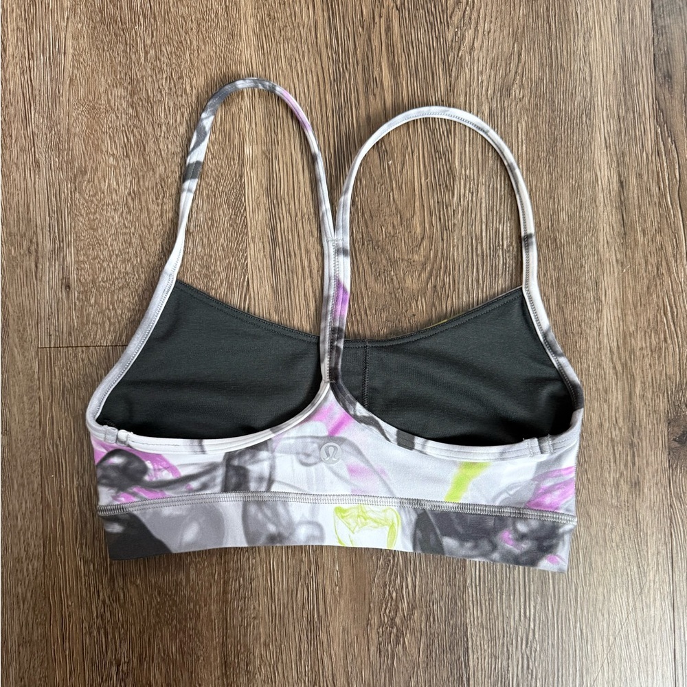 Lululemon Throwback Print Flow Y Bra - Picture 4 of 6